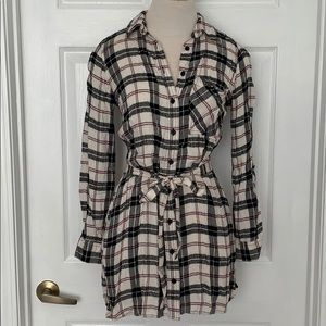 Forever 21 Flannel Dress- S